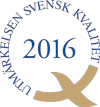 Utmärkelsen Svensk Kvalitet 2016